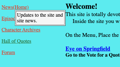 A screenshot showing the functional tooltip
